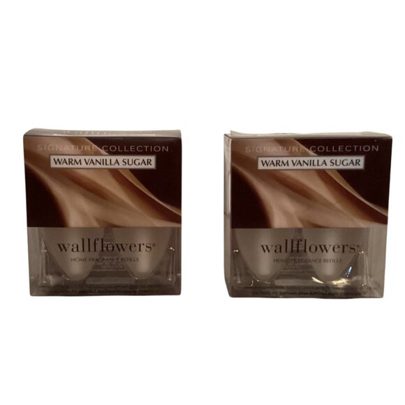 4 Bath & Body Works Wallflowers Warm Vanilla Sugar Home Fragrance Refills - Picture 1 of 6